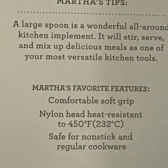 Martha Stewart Spoon Set - Picture 7 of 8